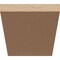 Ekena Millwork 6in. W x 6in. H x 12in. L Concord Woodgrain TimberThane Rafter Tail, Primed Tan RFTUR06X06X12CONRCPR - alternate 2